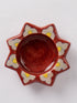 Blue Pottery T-Light Holder Set Of 2 Pcs.